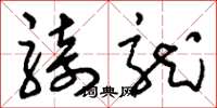 刘少英骑龙草书怎么写