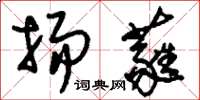 刘少英扬蕤草书怎么写