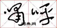 刘少英啸呼草书怎么写