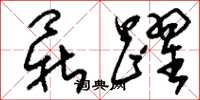 刘少英鼎跃草书怎么写