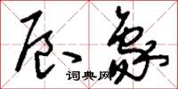 刘少英辰象草书怎么写
