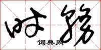 刘少英时务草书怎么写