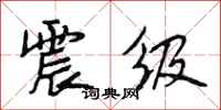 段相林震级行书怎么写
