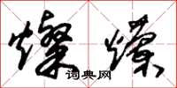 朱锡荣灿烂草书怎么写