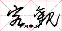 朱锡荣客观草书怎么写