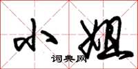 朱锡荣小姐草书怎么写