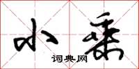 朱锡荣小乘草书怎么写