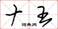 朱锡荣十王草书怎么写