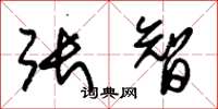 朱锡荣张智草书怎么写