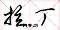 朱锡荣拉丁草书怎么写