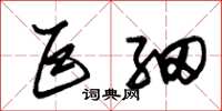 朱锡荣巨细草书怎么写