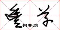 朱锡荣丰草草书怎么写