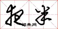 朱锡荣夜半草书怎么写