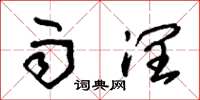 朱锡荣雨润草书怎么写