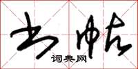 朱锡荣书帖草书怎么写