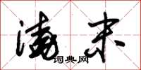 朱锡荣浇末草书怎么写
