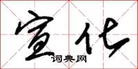 朱锡荣宣化草书怎么写