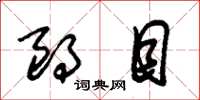朱锡荣朗目草书怎么写