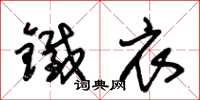 朱锡荣铁衣草书怎么写