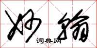 朱锡荣妙翰草书怎么写
