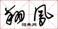 朱锡荣翔凤草书怎么写
