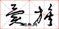 曾庆福异族草书怎么写