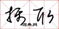 朱锡荣摄取草书怎么写