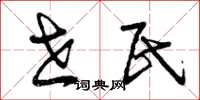 曾庆福世民草书怎么写