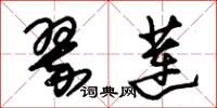 朱锡荣翠莲草书怎么写