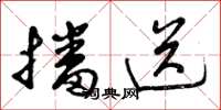 曾庆福播送草书怎么写