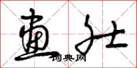 曾庆福画肚草书怎么写