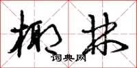 曾庆福椰林草书怎么写