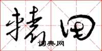 曾庆福辕田草书怎么写