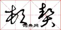 曾庆福顿契草书怎么写