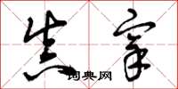 曾庆福真宰草书怎么写