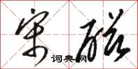 骆恒光宋磁草书怎么写