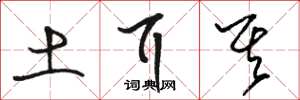 骆恒光土耳其草书怎么写