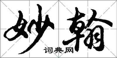 胡问遂妙翰行书怎么写