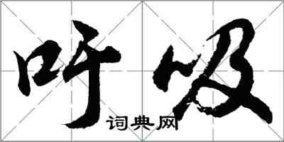 胡问遂吁吸行书怎么写