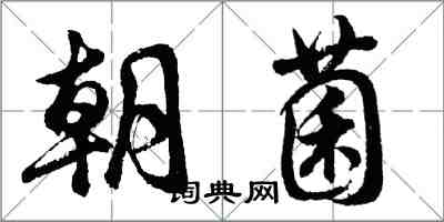 胡问遂朝菌行书怎么写