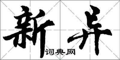 胡问遂新异行书怎么写