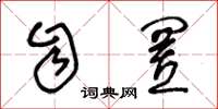 王冬龄自置草书怎么写