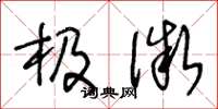 王冬龄极微草书怎么写