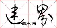 王冬龄连界草书怎么写