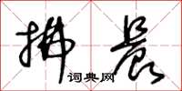 王冬龄拂晨草书怎么写