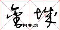 王冬龄金城草书怎么写