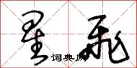 王冬龄星飞草书怎么写