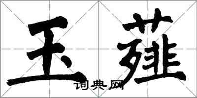 翁闿运玉薤楷书怎么写