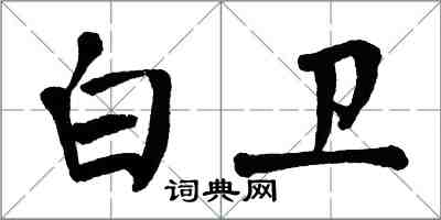 翁闿运白卫楷书怎么写
