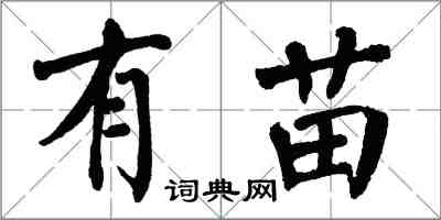 翁闿运有苗楷书怎么写